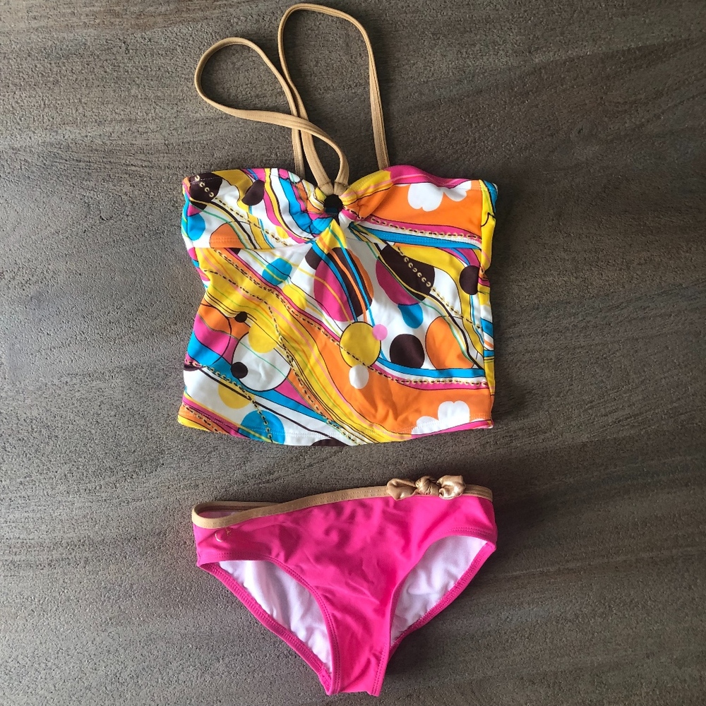 OP Girls Medium Tankini -L6
